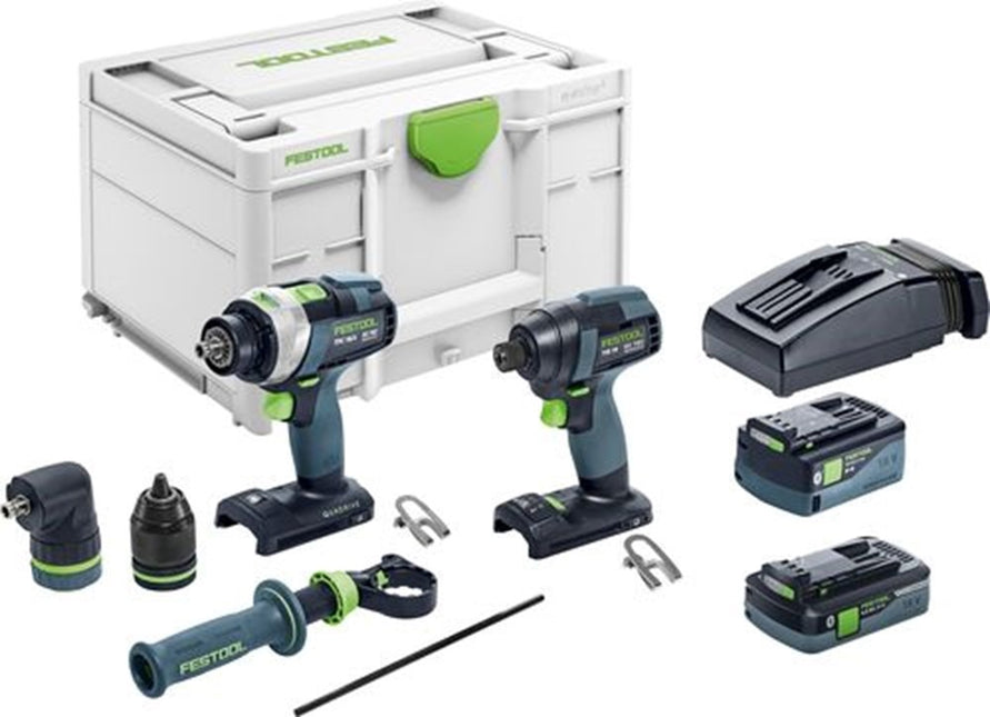 Festool TID18 5,0/4,0-Set TPC18 Accu-Slagschroevendraaier/Accu-Klopboormachine - 577654