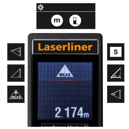 Laserliner LaserRange-Master T3 Afstandmeter - 080.840A