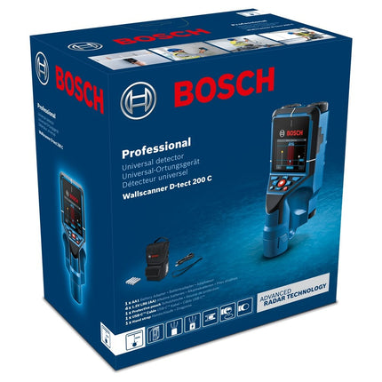 Bosch D-tect 200 C Detector in Doos - 0601081600