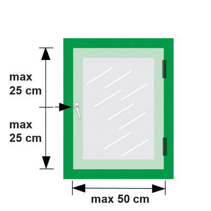 AXA Aluminium Raamsluiting Rechts F2 - 3308-31-92/E