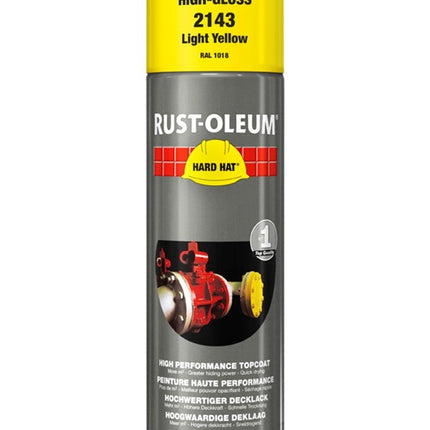 RUST-OLEUM® Hard Hat Deklaag - Lichtgeel RAL 1018 - 500ml - 2143