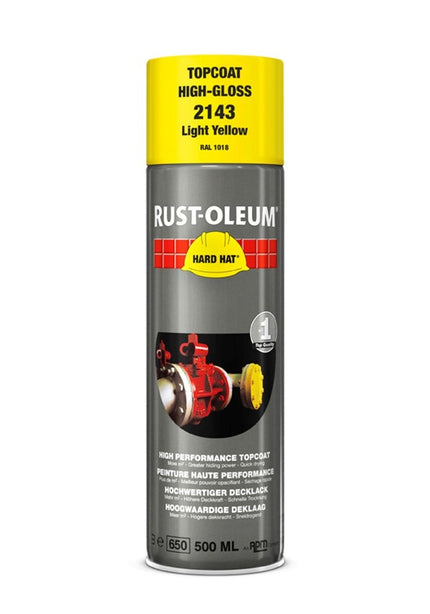 RUST-OLEUM® Hard Hat Deklaag - Lichtgeel RAL 1018 - 500ml - 2143