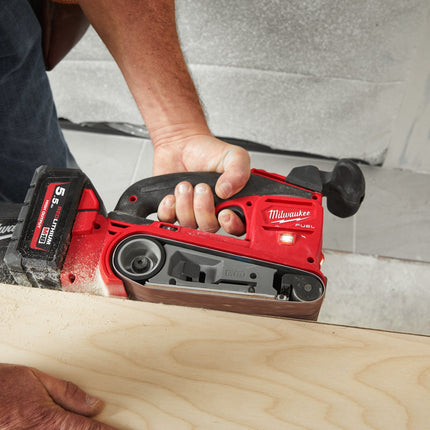 Milwaukee M18 FBTS75-0 Bandschuurmachine 75mm 18V - Zonder accu en lader - 4933479614