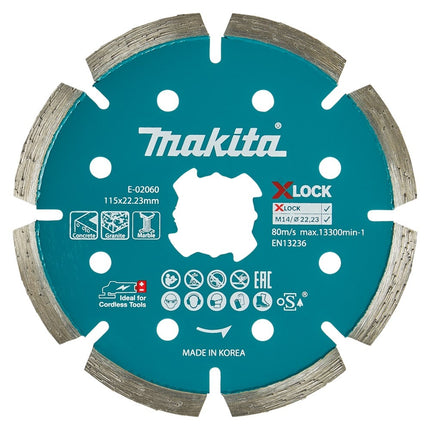 Makita Diamantschijf X-L 115x22,2mm - E-02060