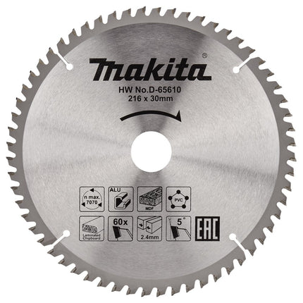 Makita Zaagb multi 216x30 60T 5g - D-65610