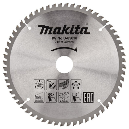 Makita Zaagb multi 216x30 60T 5g - D-65610