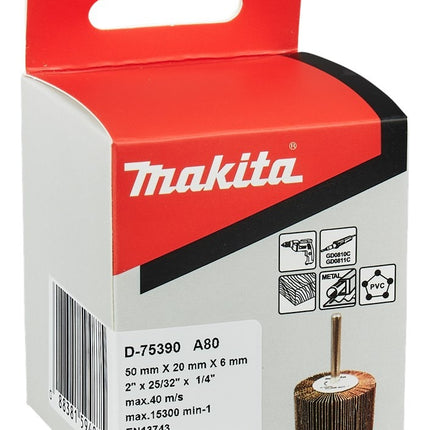 Makita Lamellenborstel 50x20x6 K80 - D-75390