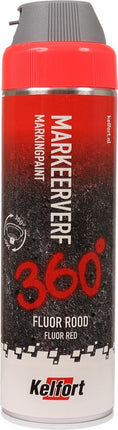 Kelfort Markeerverf 360 Graden Fluor Rood 500 ml - 1526291