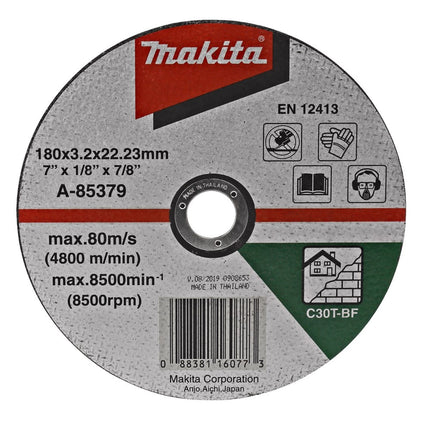 Makita Doorslijpsch. 180X3,0Mm Steen - A-85379