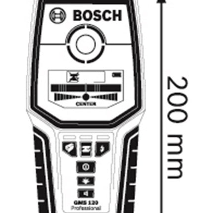 Bosch GMS 120 Muurscanner - Leidingzoeker - Detector- 0601081000