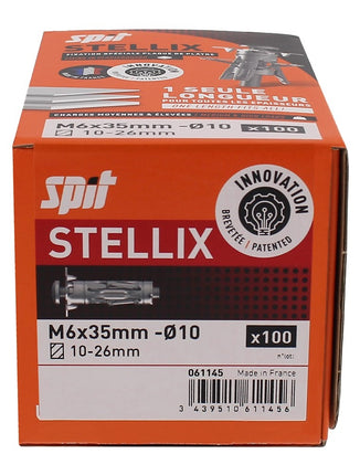 Spit Stellix Hollewandplug Met Schroef M6/35