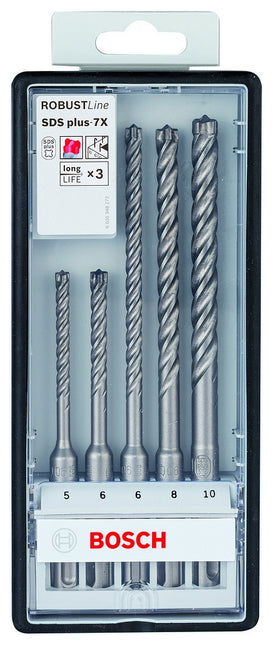 Bosch Expert 5-Delige Set SDS-Plus Boren 7X 5 6 6 8 10mm - 2608900197