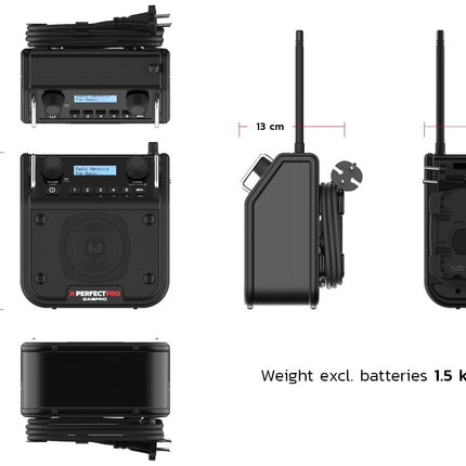 PerfectPro DABPRO Bouwradio - DPR2