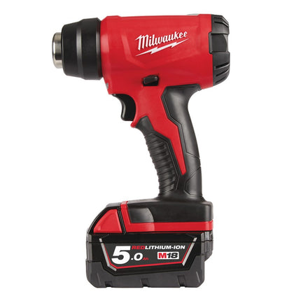 Milwaukee M18 BHG-502C Li-Ion accu-heteluchtpistool