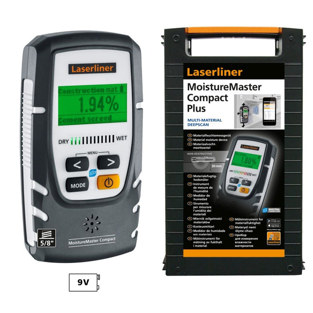 Laserliner MoistureMaster Compact Plus Vochtmeter - 082.334A