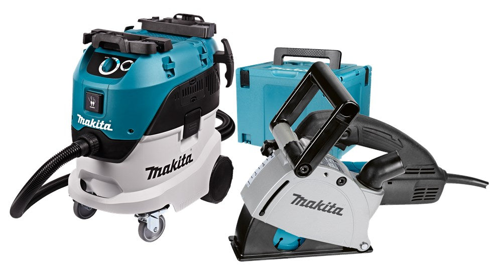 Makita DK0093J Combiset sleuvenzaag met stofzuiger