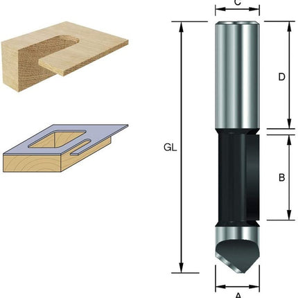 ENT Kopieerfrees HM 8x19x67mm kolf 8mm - 7911790