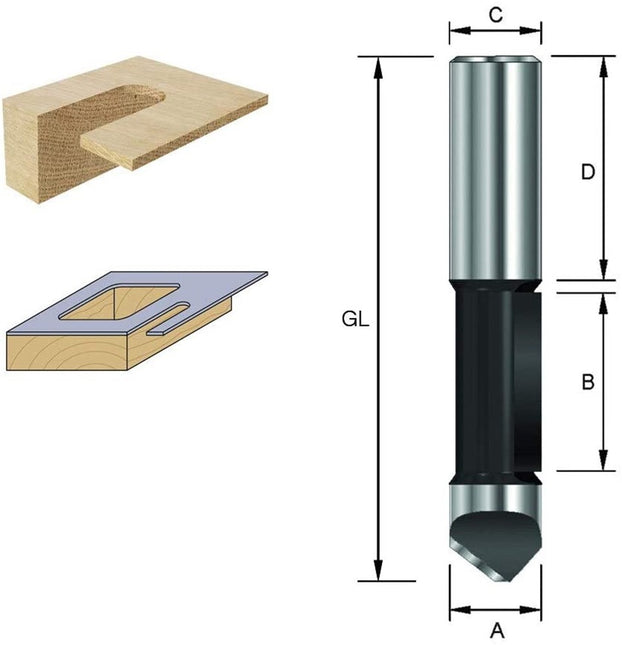 ENT Kopieerfrees HM 8x19x67mm kolf 8mm - 7911790