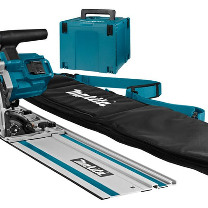 Makita DSP600ZJ2 2x18 V Invalcirkelzaag 165 mm met geleiderail!