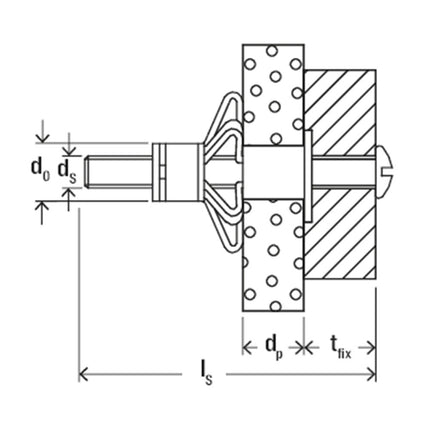 Fischer HM 5X52 Hollewandplug - 519774