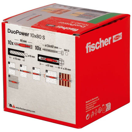 Fischer Duopower 10x80 S met zeskantschroef - 538247