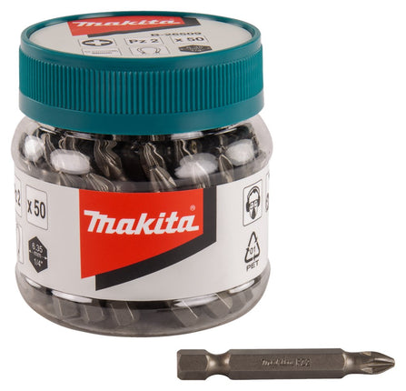 Makita Schroefbit PZ2X50mm In Pot 50 Stuks - B-26509