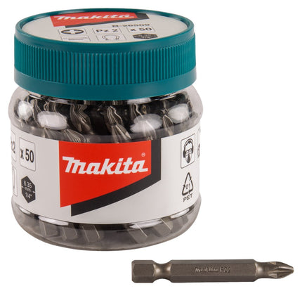 Makita Schroefbit PZ2X50mm In Pot 50 Stuks - B-26509