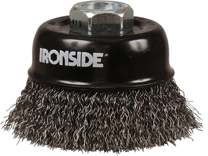 Ironside Rondborstel Gegolfd 65mm M14 Stl - 1879358