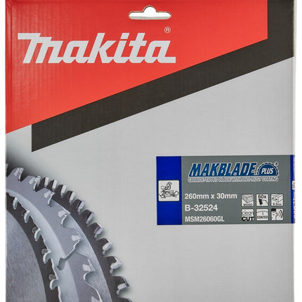 Makita Zaagblad Hout 260x30 60T 5G - B-32524