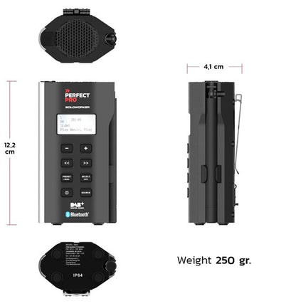 PerfectPro Soloworker Bouwradio - SW3