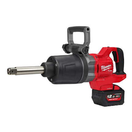 Milwaukee M18 ONEFHIWF1D-121C 1″ Hoog Koppel D-greep Slagmoersleutel met frictiering en verlengde as