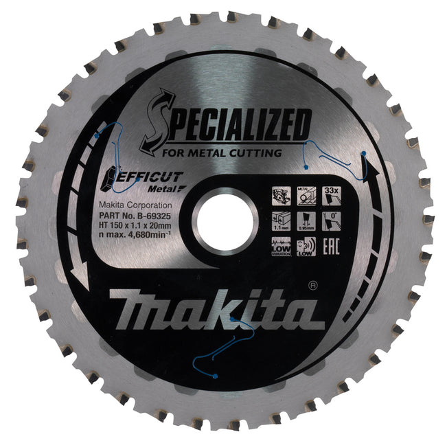 Makita B-69325 Cirkelzaagblad Staal