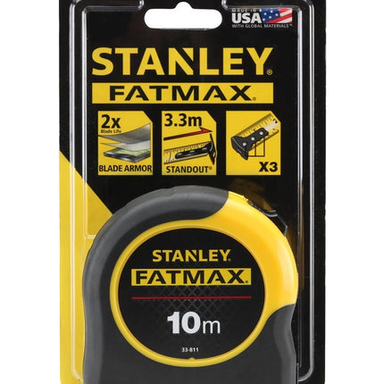 Stanley FatMax Rolbandmaat Blade Armor 10m - 0-33-811