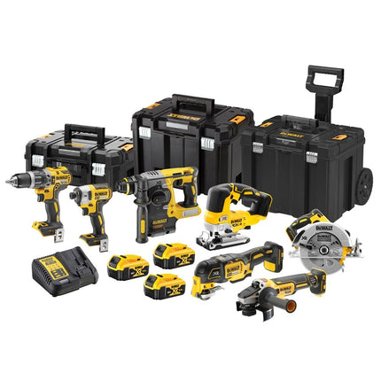 DeWalt DCK755P3T-QW 7-Delige Set DCD796 + DCF887 + DCS355 + DCH273 + DCG405 + DCS570 + DCS334