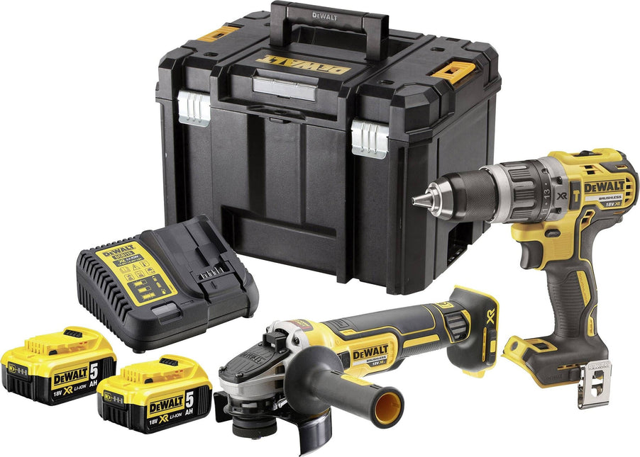 DeWalt DCK2080P2T-QW 18V XR Brushless 2-Delige Set met Schroef-/Klopboormachine