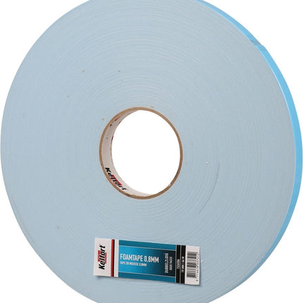 Kelfort Foamtape Dubbelzijdig 0.8mm 19mm X66M - 1526506