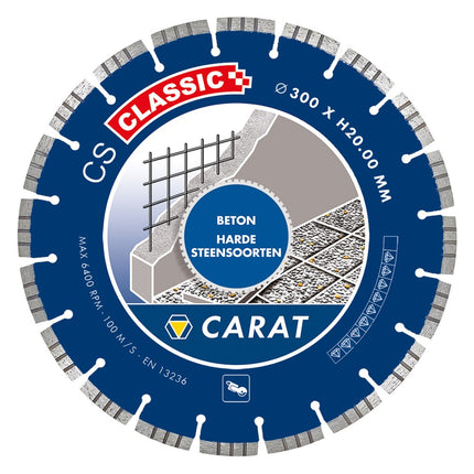 Carat Diamantzaag Beton Ø300X20,00mm - Type CS Classic - CSC3002000