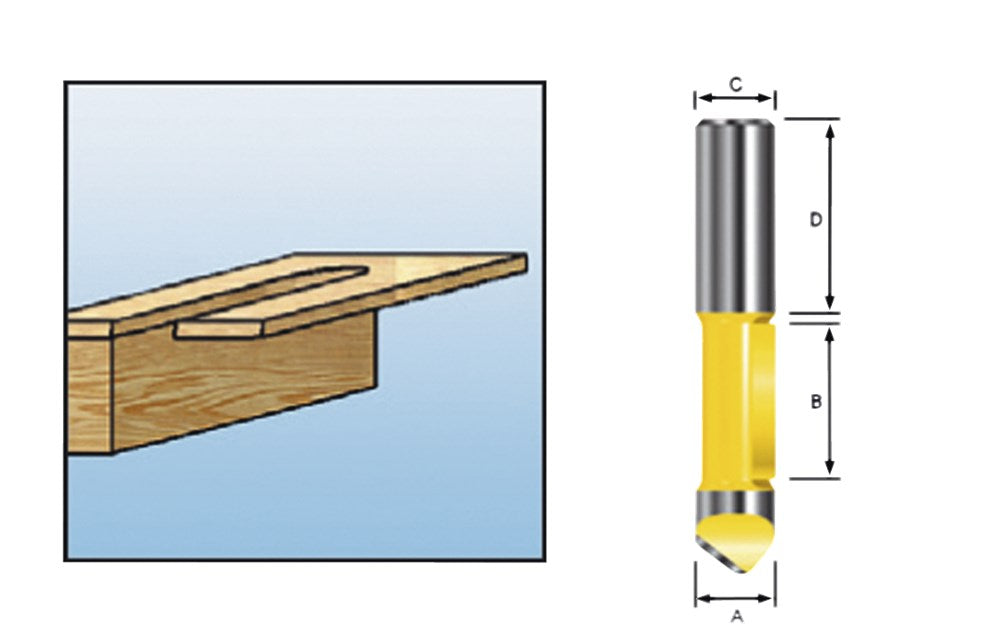 Makita Boorfrees 6X19,05 S6 - D-09335