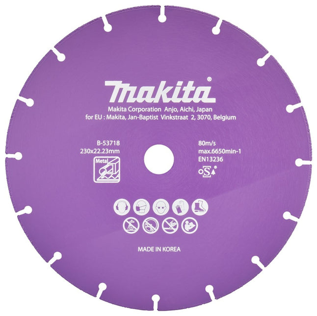 Makita Doorslijps. diam 230x1,3mm met - B-53718