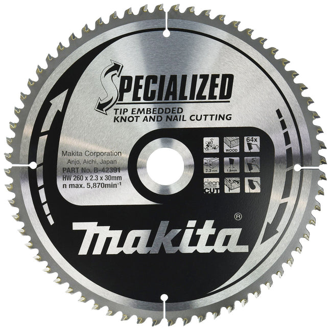 Makita B-42391 Afkortzaagblad Hout