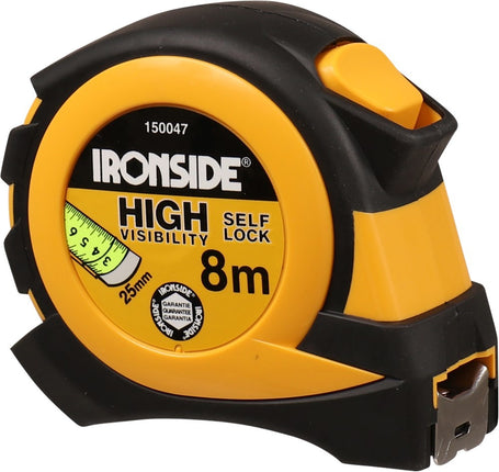 Ironside Rolbandmaat 8Mtr/25mm Slagvast - 1875047