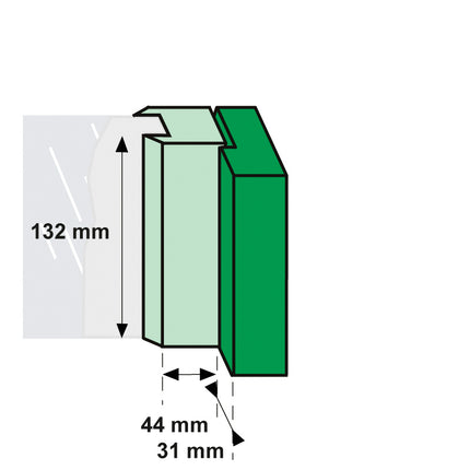 AXA Aluminium Raamsluiting 3308 Links F2 - 1305167