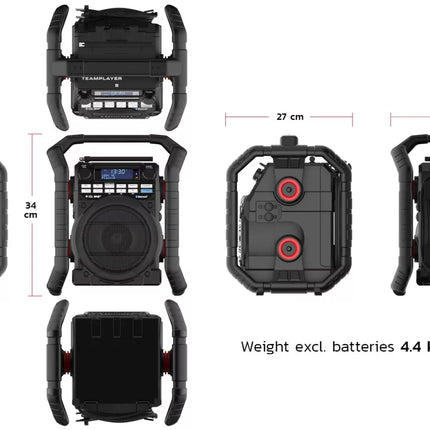 PerfectPro Teamplayer 3 Bouwradio - TP3