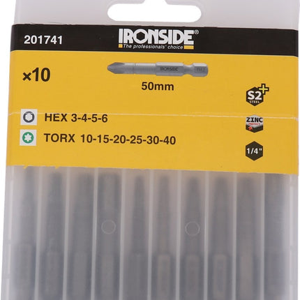 Ironside Bitset PH-PZ-SL 50mm 10st