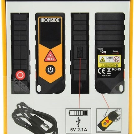 Ironside Lasersafstandsmeter 40m - 1875533