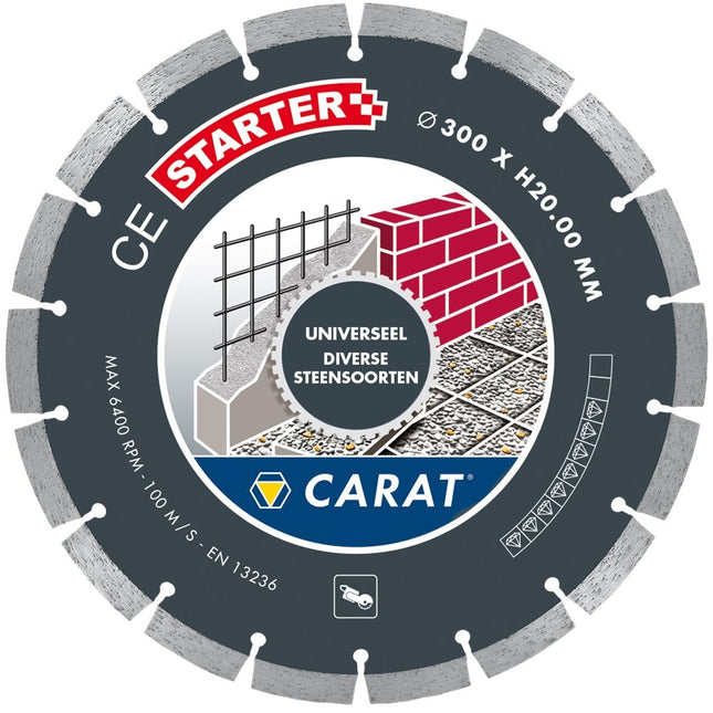 Carat Diamantzaag Universeel Ø400X25,40mm CE Starter - CES4004000