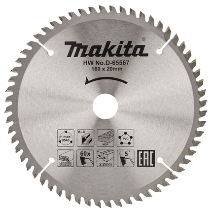 Makita Zaagb multi 160x20 60T 5g - D-65567