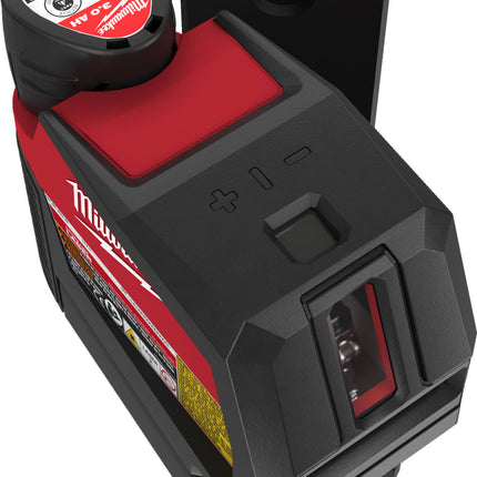 Milwaukee M12 CLLP-301C Groene Kruislijnlaser/Loodlaser - 1x3Ah 12V