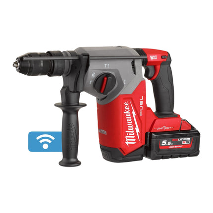 Milwaukee M18 ONEFHX-552X ONE-KEY SDS-Plus Hamer met 4 standen - 5.5Ah 18V