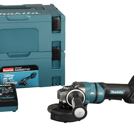 Makita GA050GT101 40V Max Haakse slijper 125 mm